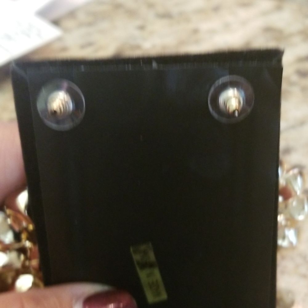 Custom Rhinestone Earrings. - Picture 5 of 5